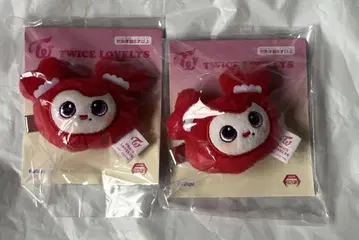 TWICE LOVERYS 봉제 인형 헤어핀 채영 GiGO 한정판