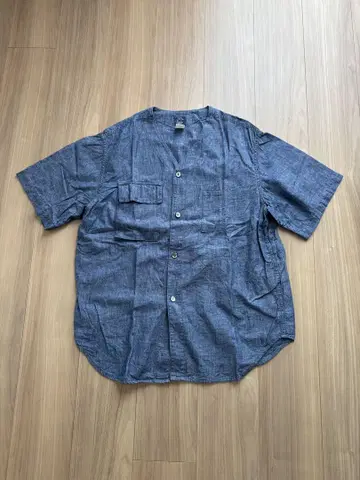 POST O'ALLS BDU Shirt Indigo chambray M