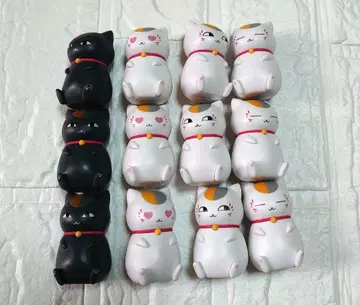 나츠메 우인장 미니 피규어 냥코 선생님과 블랙냥코 전 4종 12개