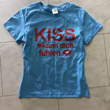 KISS 티셔츠 L 사이즈 파랑