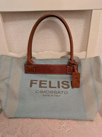FELISI 페리지 티모사 19-1 캔버스 x 가죽 토트백