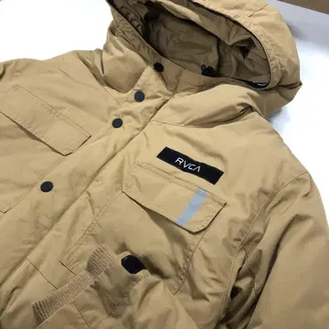 RVCA 충전솜 다운 자켓 베이지 남성용 M