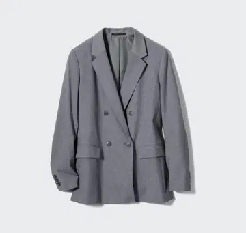 유니클로 더블 자켓 GRAY M