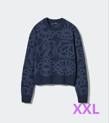 XXL 마리메꼬 라무 크루넥 스웨터