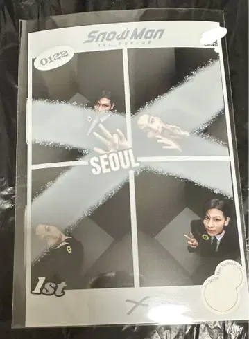 SnowMan 라울 POPUP 한국 즉석 사진
