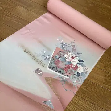 옷감 순수 실크 츠케사게 기모노 탄고 크레이프 원단 크레이프 원단