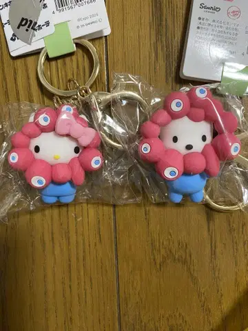 간사이 만박 미야쿠미야쿠 산리오 마스코트 키링 키티 포차코