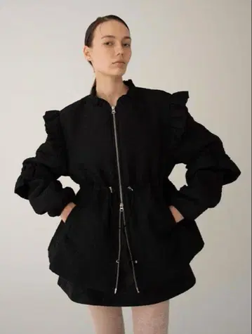 HONEY MI HONEY organdy frill blouson