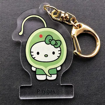 오사카 간사이 박람회 일본관 한정판 모키티 아크릴 키링