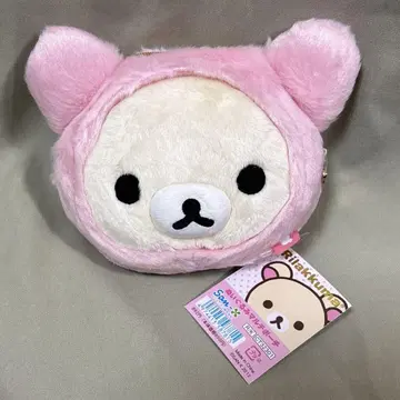 산엑스 코리락쿠마 봉제 인형 멀티 파우치 토끼 인형옷