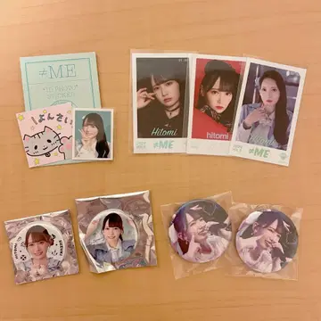 노이메 스즈키 히토미 캔뱃지 미니 사진 ID 사진 묶음 판매