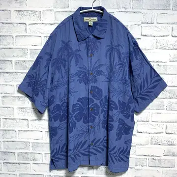 [ Tommy Bahama ] 타미힐피거 실크 남성용 알로하 셔츠 M