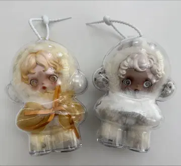 2세트 SKULLPANDA 스컬팬더용 수납 투명 케이스 새상품