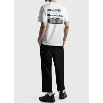 FRAGMENT MEETS Maserati 화이트 T셔츠