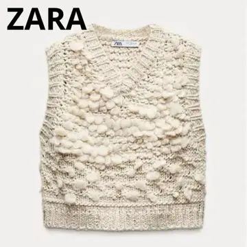 ZARA 구조 니트 베스트 스웨터 S 사이즈