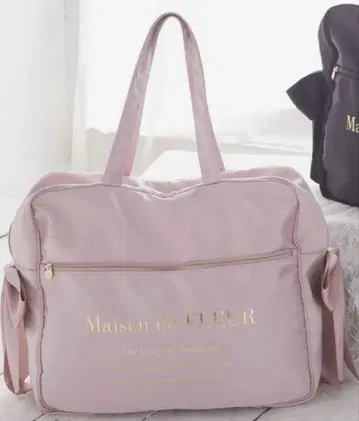 Maison de FLEUR 10주년 새틴 칼리온백 핑크