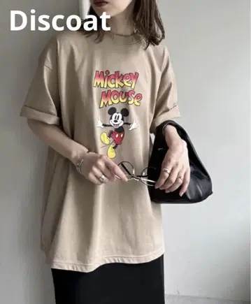 [ 새상품 ] 디스코트 Disney 빈티지 스타일 T셔츠