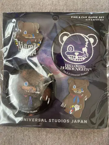하미곰 핀즈 캔뱃지 세트 유니버설 스튜디오 재팬 USJ