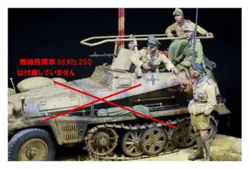 스케일 1/35 사막의 여우 롬멜과 병사 5체 레진 키트