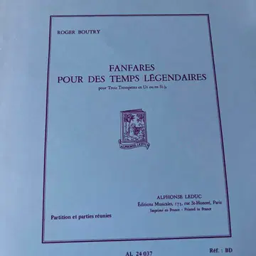 2/14 삭제 최종 가격 인하 트럼펫 삼중주 전설 시대로의 팡파르
