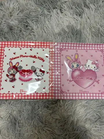 메조 피아노 키티 손수건