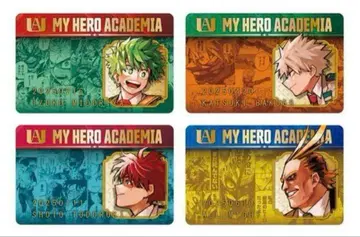 나의 히어로 아카데미아 생일 컬렉션 카드 2025 4장 세트