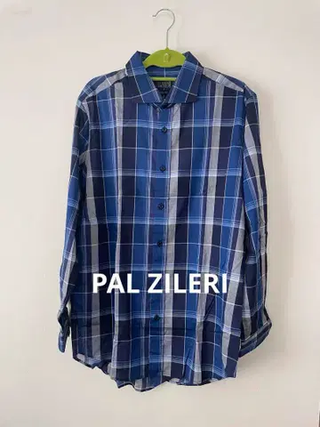 PAL ZILERI 파르질레리 새상품급 긴팔 셔츠 얇은 소재 체크 셔츠