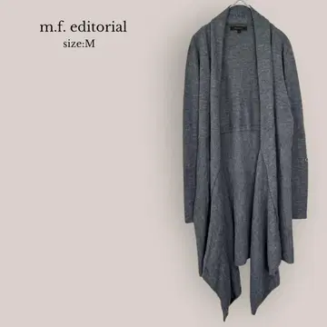 엠에프에디트리얼 m.f. editorial 드레이프 가디건 그레이