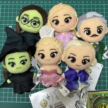 남코 한정판 위키드 두 마녀 마스코트 6종 컴프 wicked