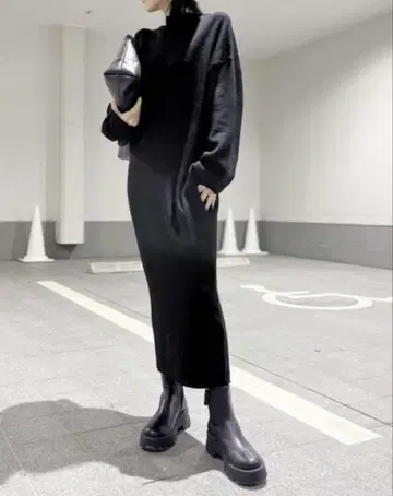 L'Appartement Mockneck Knit Onepiece