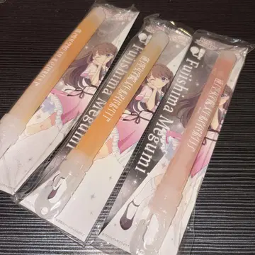 하스노소라 오프닝 후지시마 메구미 응원봉 3개 세트
