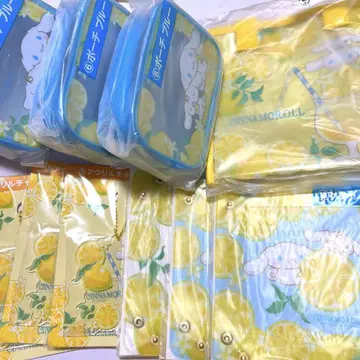 산리오 복권 시나몬 10종 파우치, 미니백, 트레이, 아크릴 참