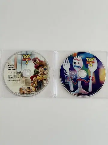 DVD 2작품 세트 토이스토리3 토이스토리4