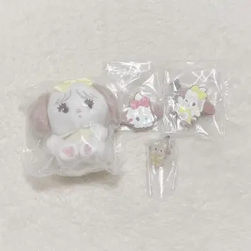 mikko 수플레 메지루시 액세서리 봉제 인형 플로키 앞머리 클립