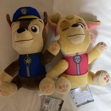 파우 패트롤 파우 하이 터치 BIG 봉제 인형 2종 세트