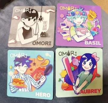 팬 게이머 코스터 OMORI 4세트