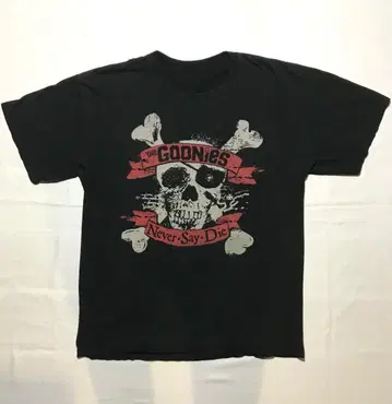 구니스/SKULL T셔츠 L GOONIES 스필버그 영화 Tee