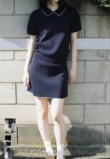 파이핑 니트탑 ZARA S 사이즈