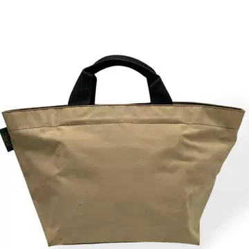 고품질 Herve Chapelier 토트백 보트형 베이지 나일론 M