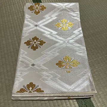 기모노 오비 금실 자수 후쿠로 오비