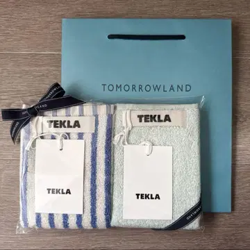 즉시 구매 가능 인기 TEKLA 테클라 코스탈 스트라이프 & 민트