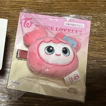 twice 베이비 모브리 봉제 인형 헤어핀