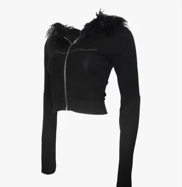theredthread S callifur zip hoodie black