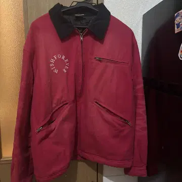 WISH FOR EVER 드로 코드 빈티지 라이크 숏 덕 자켓