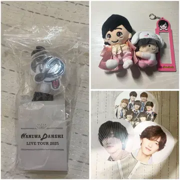 WANIWA DANSHI 마스코트 부채 세트