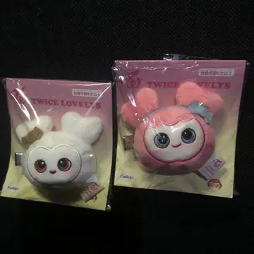 TWICE LOVELYS gigo 봉제 인형 헤어핀 모모 다현