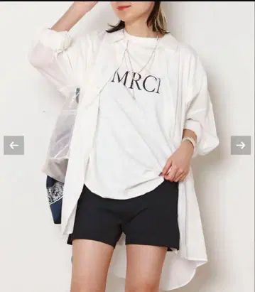 AP STUDIO PROVOKE/프로보크 별주 오버 사이즈 라이트 셔츠