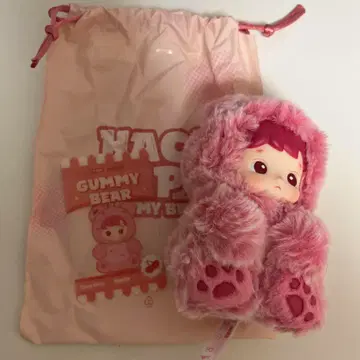 POPMART HACIPUPU 하치푸푸 구미 베어 봉제 인형 체리