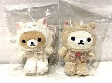 리락쿠마 코리락쿠마 폴앤조 콜라보 매달리는 봉제 인형 2개