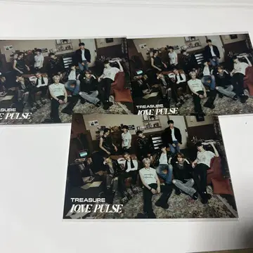 TREASURE LOVE PULSE 엽서 3매 세트 시리얼 미사용